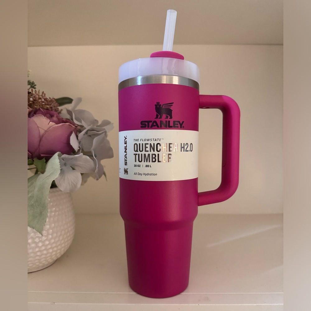 🎉LAST‎ PIECE🎉Stanley 30oz Quencher H2O Flowstate Tumbler Fuschia